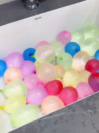 夏天和孩子一起玩水吧#水气球 #玩水