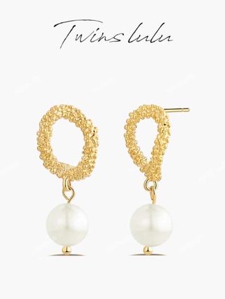TWINS LULU 出游季 不规则【怜动】轻奢气质时尚圈圈耳环TSL1269#耳环