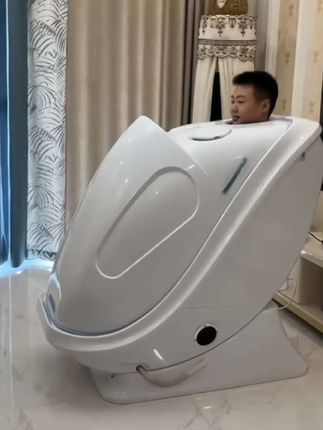 熏蒸舱家用汗蒸太空舱坐式全身干湿蒸两用自动恒温加热发汗#熏蒸舱#家用汗蒸太空舱#科技改变生活