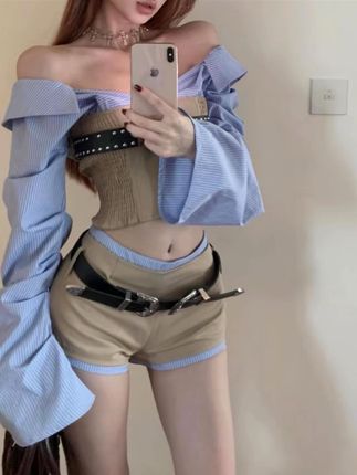 早秋系列#今日穿搭 #清纯女神 #爱了爱了 #夏天该有的样子 #美背