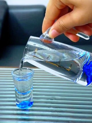 分酒有刻度 小酌可控量 水晶玻璃一口白酒杯刻度分酒器多款可选 #白酒杯 #分酒器 #酒具 #微醺时刻 #乔迁礼物