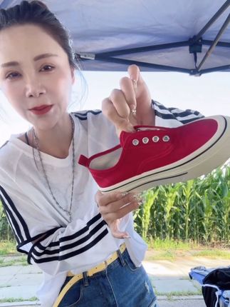 一脚蹬圆头厚底百搭休闲板鞋帆布鞋春秋2025新款P98011#夏季穿搭 #舒适休闲 #穿搭搭配 #休闲放松