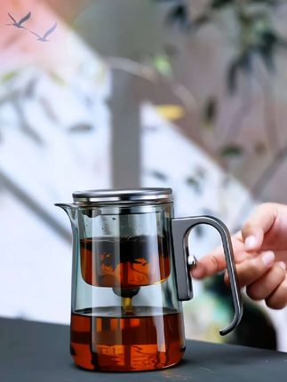 高档磁吸飘逸杯 加厚玻璃大容量四季通用煮茶泡茶一键茶水分离杯 #茶生活 #好物分享 #飘逸杯 #懒人泡茶器 #茶水分离杯
