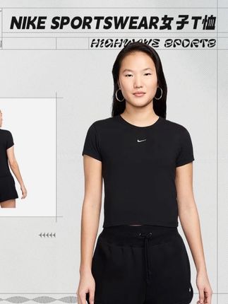 【耐克(NIKE)Nike Sportswear Chill Knit 女子T恤FV5509-010】#夏季穿搭 #清凉一夏 #穿搭 #短袖推荐 #夏天穿搭
