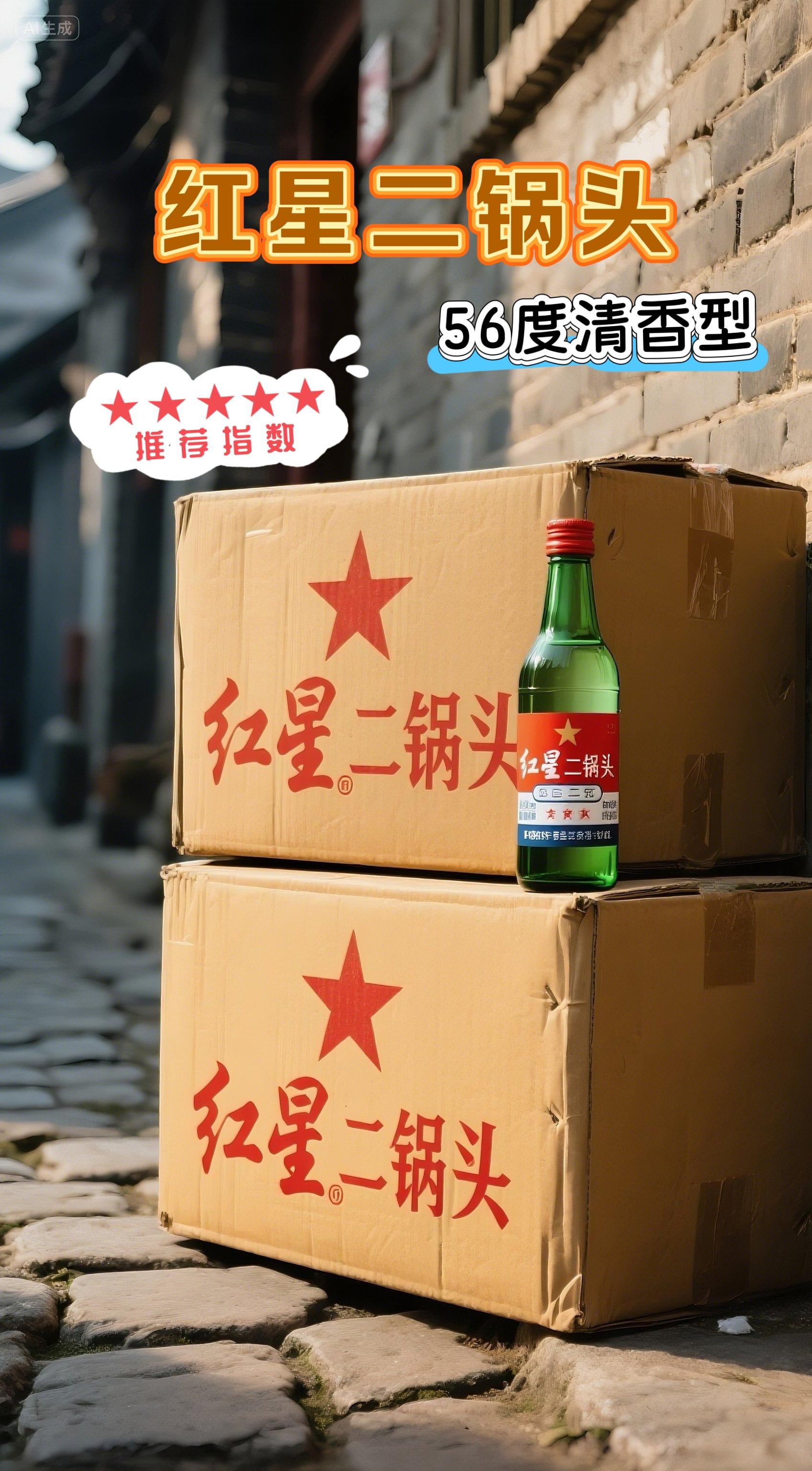 家人们,今天给大家推荐咱老百姓的老朋友--红星二锅头!它可是白酒界的经典,历史悠久,品质有口皆碑。 打开瓶盖,浓郁纯正的酒香瞬间四溢,那是粮食酿造的醇厚芬芳。入口绵柔,不辣喉,落口爽净,回味悠长。无论是和老友相聚,开怀畅饮谈天说地;还是忙碌一天后,小酌一杯放松身心,红星二锅头都是绝佳选择。#酒文化#强烈推荐#一起喝酒#二锅头#红星二锅头