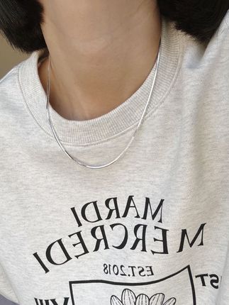 铜合金项链 欧美时尚百搭简约高级感气质小众ins新款蛇骨链女1645