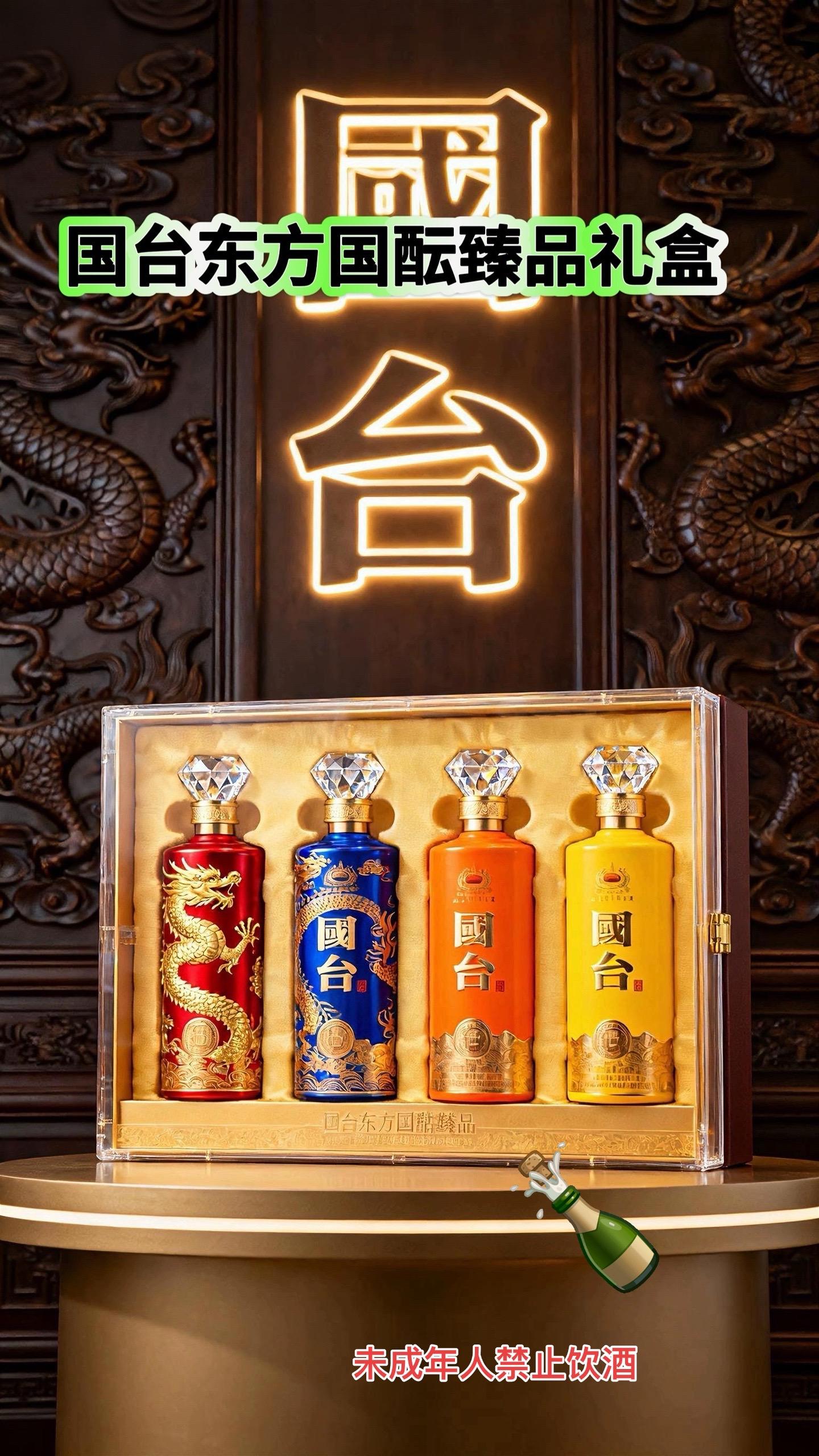 中秋送礼 国台东方国韵礼盒!国台东方国酝臻品礼盒:酱香雅韵,团聚之选。国台东方国酝臻品礼盒,内含4瓶500ml的53度酱香佳酿,承载国台深厚酿酒底蕴。 礼盒酒品严选高粱、小麦等原料,恪守传统大曲酱香工艺,端午制曲、重阳下沙,经多轮次蒸煮、发酵、取酒,再经岁月窖藏与大师精心勾调。酒液色泽微黄,酱香醇厚,陈香与焦香交织,香气层次丰富。入口绵柔细腻,口感醇厚丰满,诸味协调,回味悠长,尽显正宗酱香白酒魅力。 礼盒设计精致大气,彰显品质与格调。无论是家庭欢聚、节日庆祝,还是商务宴请、馈赠亲友,国台东方国酝臻品礼盒皆为上选,以醇厚酱香为各种场合增添温馨与欢乐,传递真挚情谊。 #白酒 #国台酒 #中秋 #强烈推荐@DOU+上热门 @抖加🔥上热门🔥dou+🔥热点宝 #好酒推荐