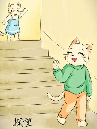猫妈妈:我只是想看一眼 看到你过得幸福,那我也就放心了。#治愈系 #万物皆有灵性 #母爱 #猫咪 #治愈系
