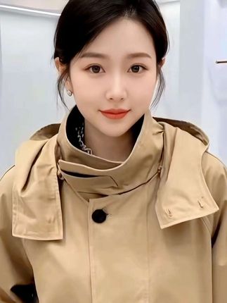连帽卫衣#优雅气质 #外套穿搭 #高端大气 #风衣穿搭 #做工精细