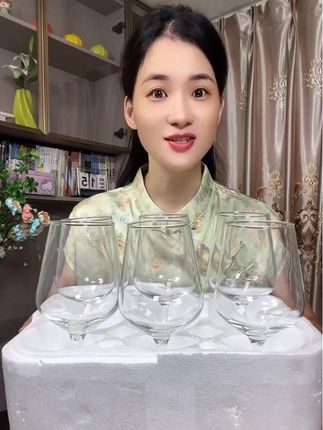 这个价到手六个红酒高脚杯#美观实用 #高端大气 #红酒杯 #高脚杯#超便宜超划算 @巨量千川