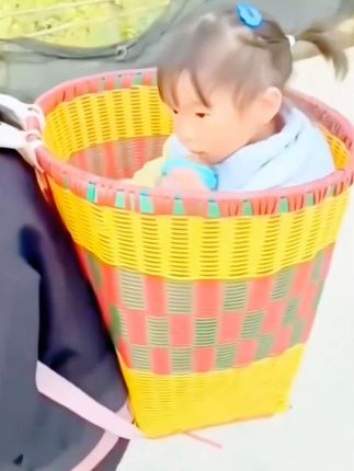 背篓塑料背篼采摘贵州民族风农用家用背筐采茶买菜#民族风背篓 #背篓背篼 #背筐 #好物推荐🔥