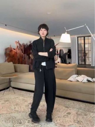 KOKOWANG桑蚕丝混纺立领休闲上衣外套#高级感穿搭 #气质女神 #质感女装 #休闲穿搭