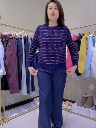 玫瑰🌹开衫毛衣真的很美
