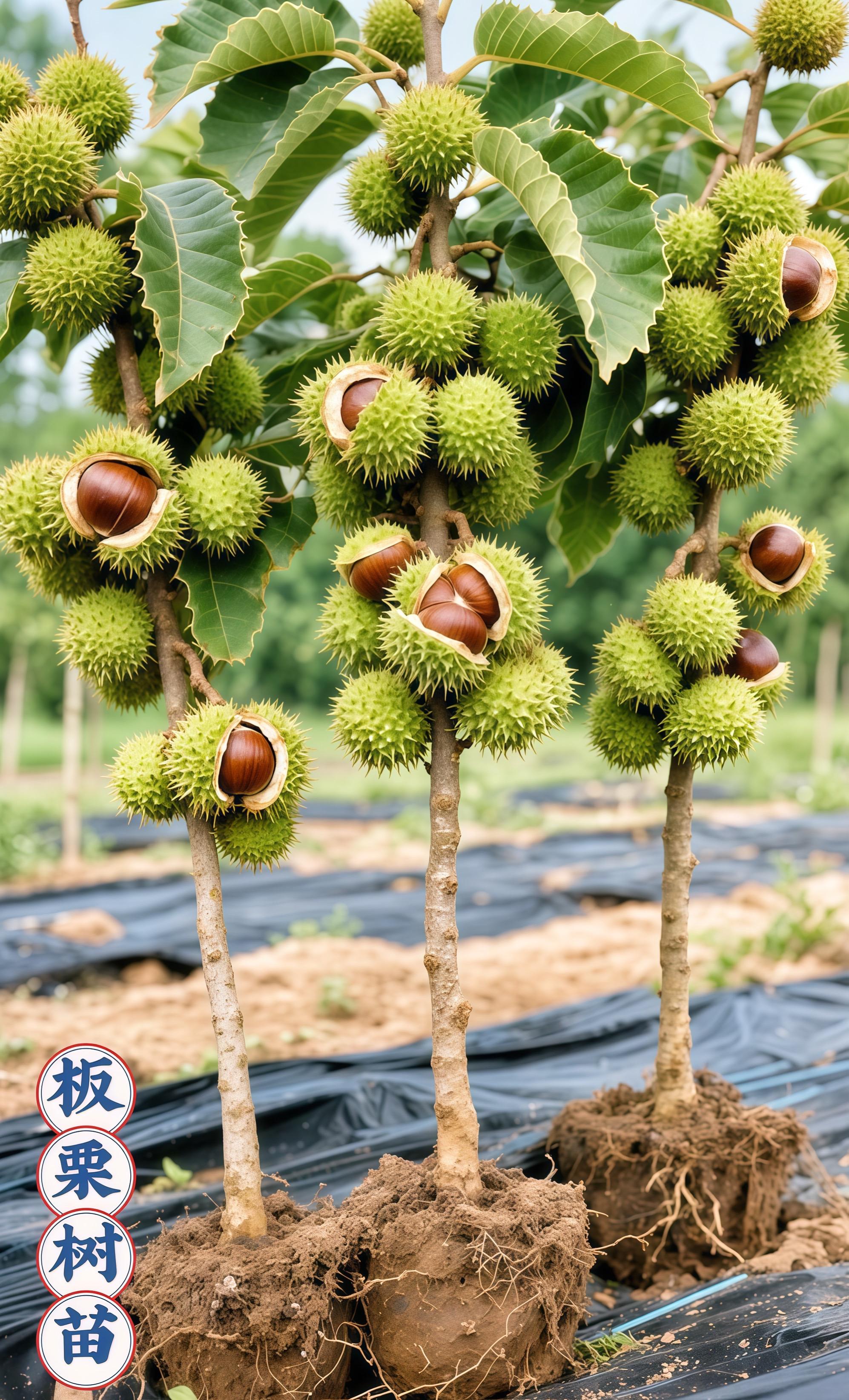 耐旱耐冻,南北方都能栽,庭院地栽、阳台盆栽都合适,新手也能种。 结的栗子个头大、壳薄,生吃脆甜,煮着粉糯,还能做糖炒栗子,香到流口水。#好物推荐🔥 #优质树苗 #上热门🔥 #果树苗#我的乡村生活