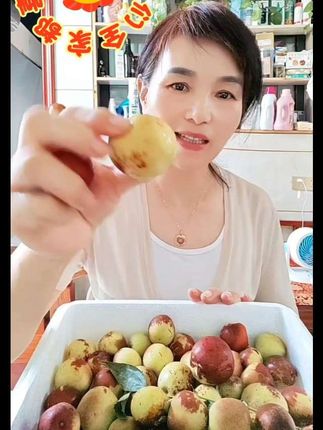 好吃的山东沾化冬枣来了,脆甜多汁现摘现发新鲜到家#随时随地万物标记一下#冬枣#随拍#上热门#爱雅