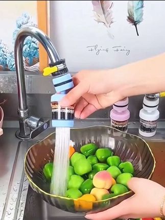 #360度万能接口可拆水龙头过滤器#家用自来水防溅花酒清洁器#方便使用#干净卫生。 #厨房好物