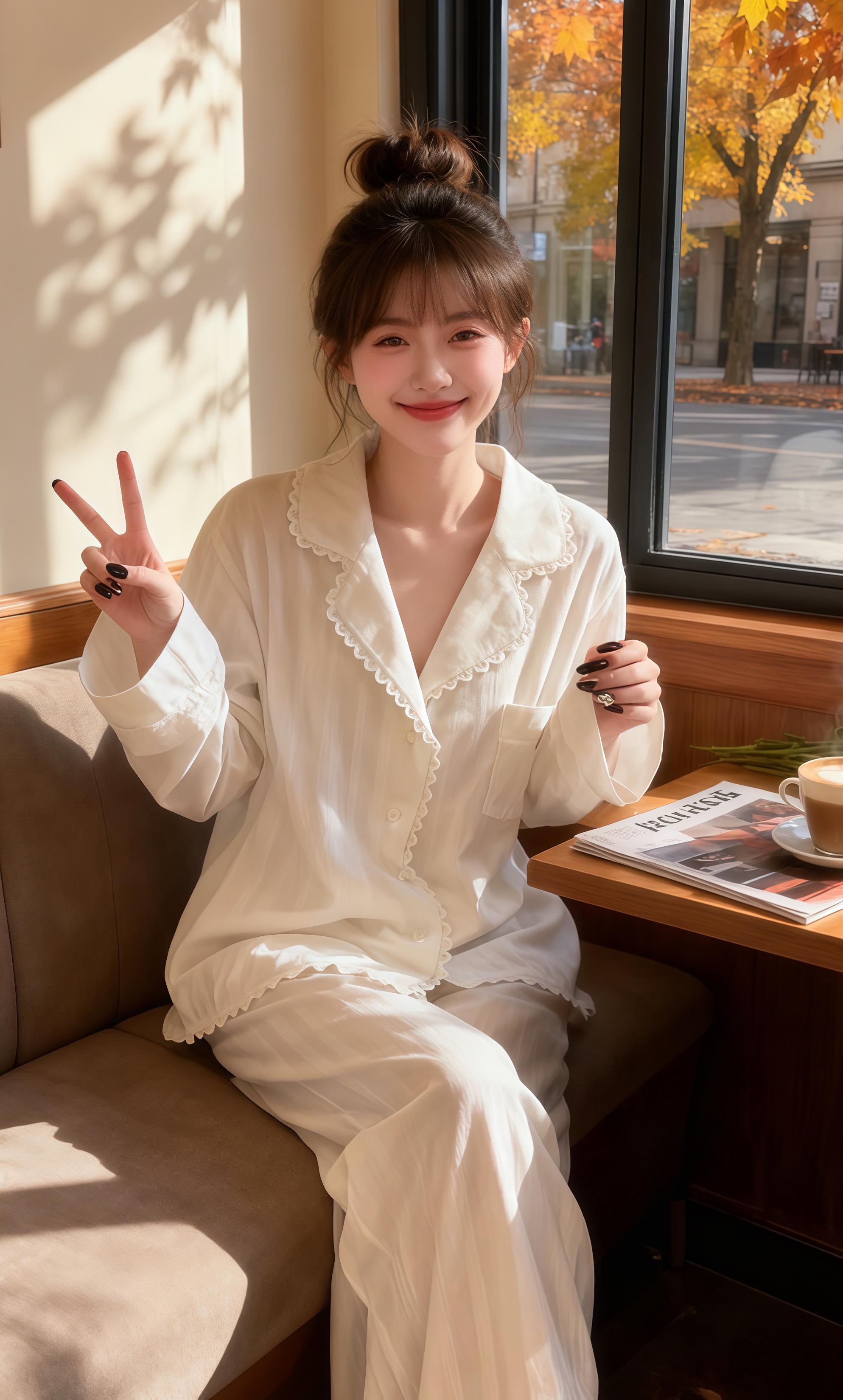 #温柔穿搭 #睡衣穿搭 #宅家睡衣秀 #减龄气质 #甜美穿搭
