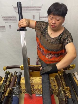 #锦衣卫#唐横刀#冷兵器#工艺品@DOU+上热门