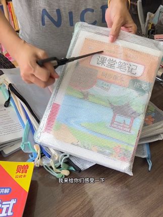 现在家长真的是很聪明,给孩子用A4文件袋!来当科目分类袋用,不止便宜还好用!#开学必备#科目袋 #文具安利