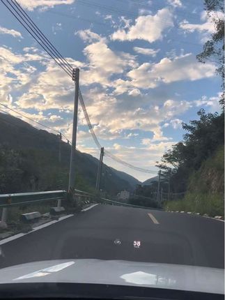 台风后的天气真的太好了#乡村道路 #回家路上的风景 #二米
