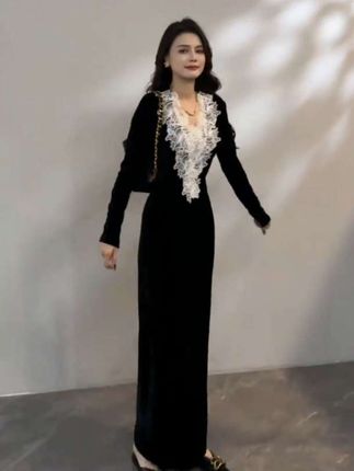丝绒贵气 #早秋贵气感穿搭 #说好的随便穿穿去看秀 #早秋穿搭三分钟出门不是梦