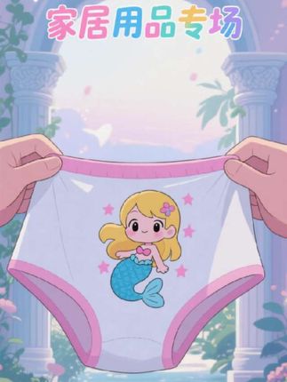 【10A抗菌】女童夏季网眼内裤小女孩夏天薄款短裤宝宝四角网眼裸感#四角裤平角裤 #女童四角裤 #夏季必备