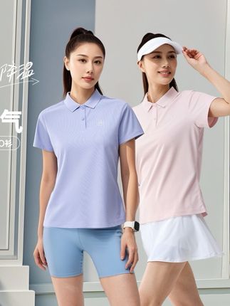 polo衫女款夏季女士t恤百搭短袖休闲运动服#穿搭 #女装 #休闲套装 #推荐 #春秋穿搭