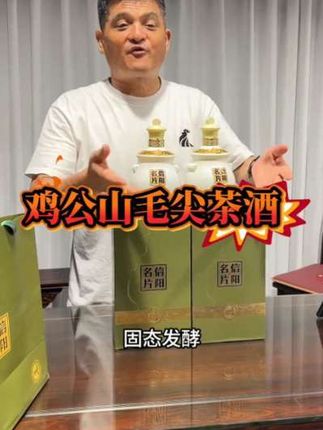 JI GONG SHAN/鸡公山酒旗舰店茶香型信阳名片大师作52度500ml#好酒推荐#纯粮酿造#鸡公山毛尖茶酒#性价比#送礼佳品@DOU+上热门 @DOU+小助手