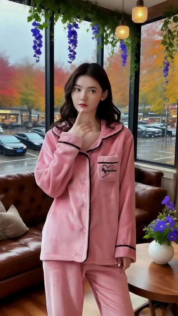 挖到宝了,这款秋冬家居服套装绝了!#睡衣家居服 #在家也要美美哒 #面料柔软舒适 #无限回购的宝藏单品 #好物推荐🔥 @DOU+小助手