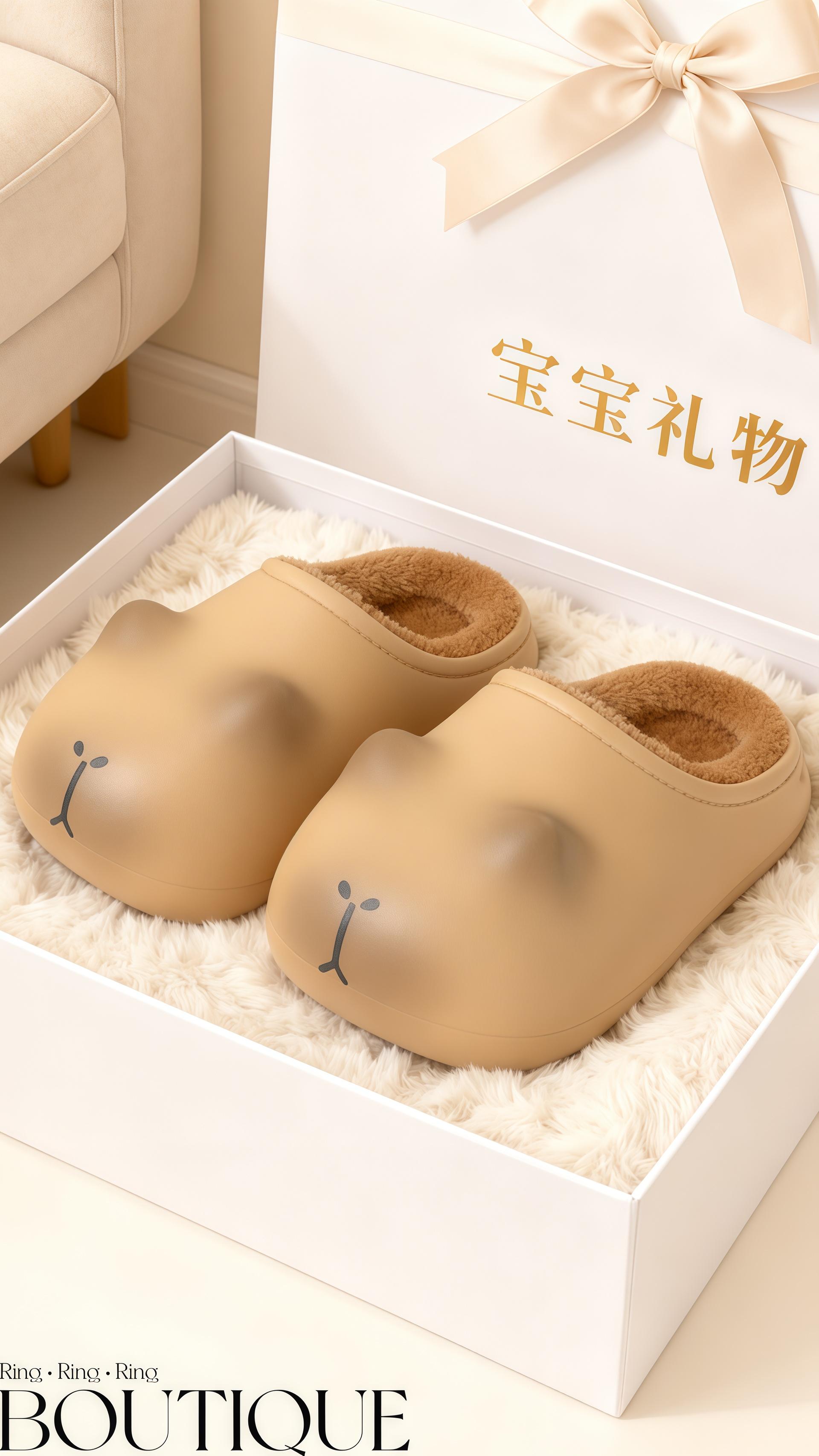 给我女儿买了一双,超级可爱的卡皮巴拉棉拖鞋,现在这个价格到手一双,还给咱们包邮。#强烈推荐 #好物推荐达人 #每日分享 #爱了爱了 @DOU+上热门