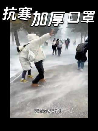 #口罩 #抗寒保暖 #奶皮子口罩 #东北的冬天