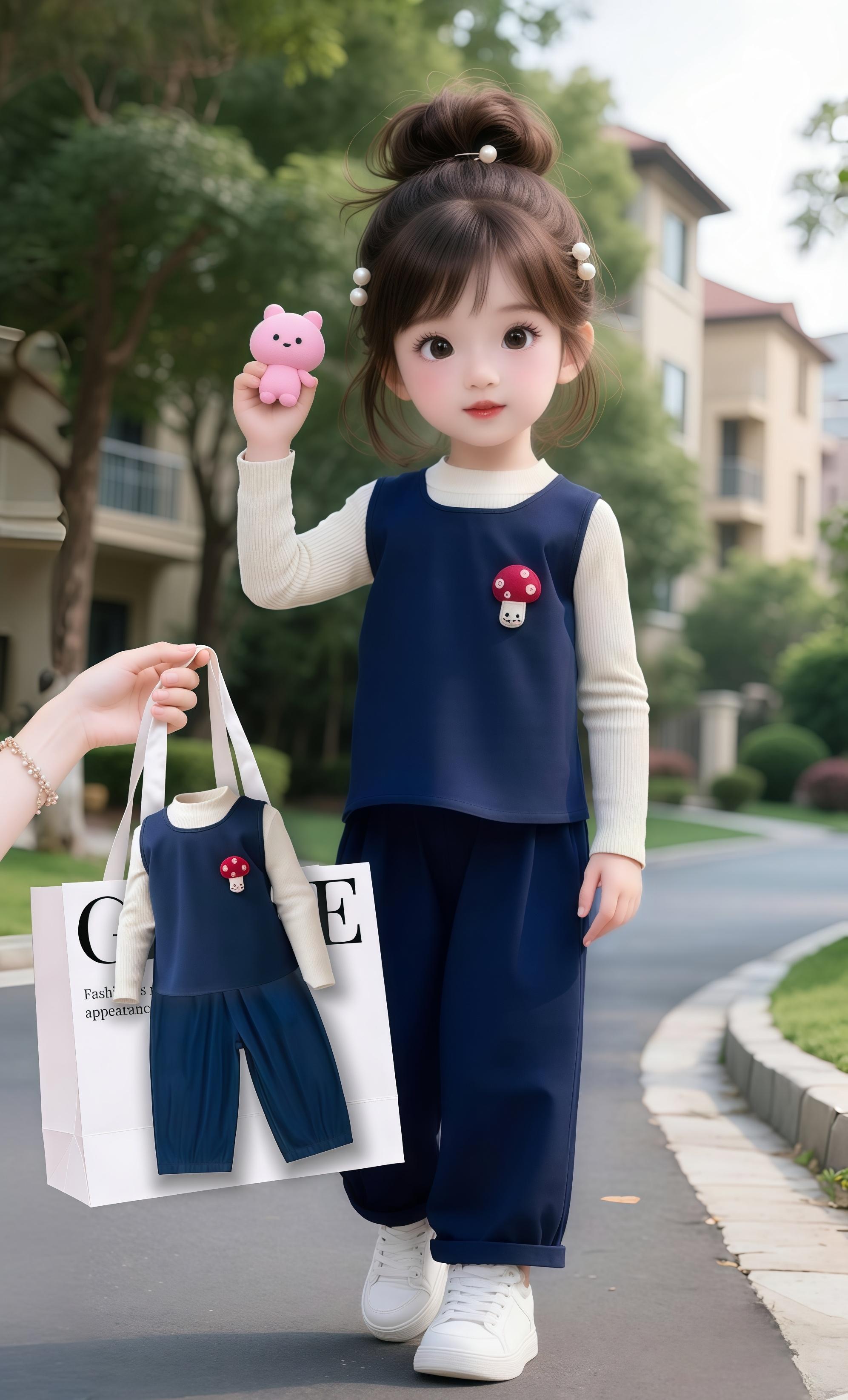 #高品质童装 #早秋穿搭公式来了#2025年秋季都流行穿什么#女童穿搭