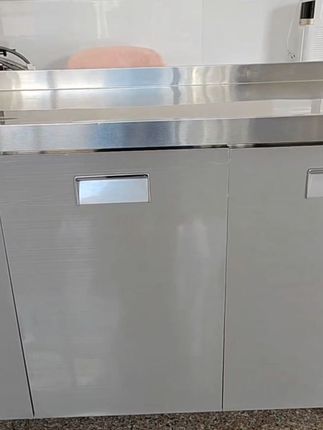 食品级不锈钢厨房橱柜,304不锈钢橱柜,厨房收纳存放柜,免安装橱柜,厨房家居,厨房橱柜