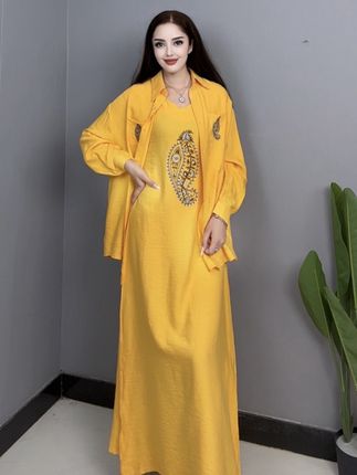 新款两件套 #穿搭 #上热搜 #连衣裙 @我要上热门🔥涨粉 @DOU+上热门