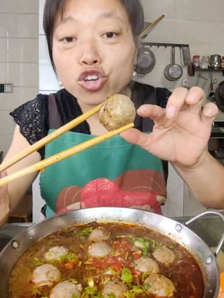 #正宗潮汕牛肉丸#纯手工牛肉丸@DOU+小助手
