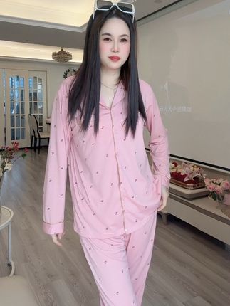 95以上棉,舒适又透气,裤子有一个口袋#家居服分享 #谁穿谁好看系列 #在家也要美美哒 #家居服套装