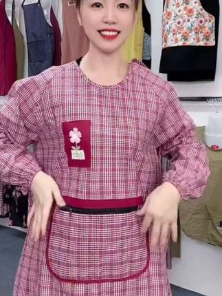 爆款围裙罩衣工作服来了,防污耐脏穿上它干活自信满满,罩衣工作服分享…