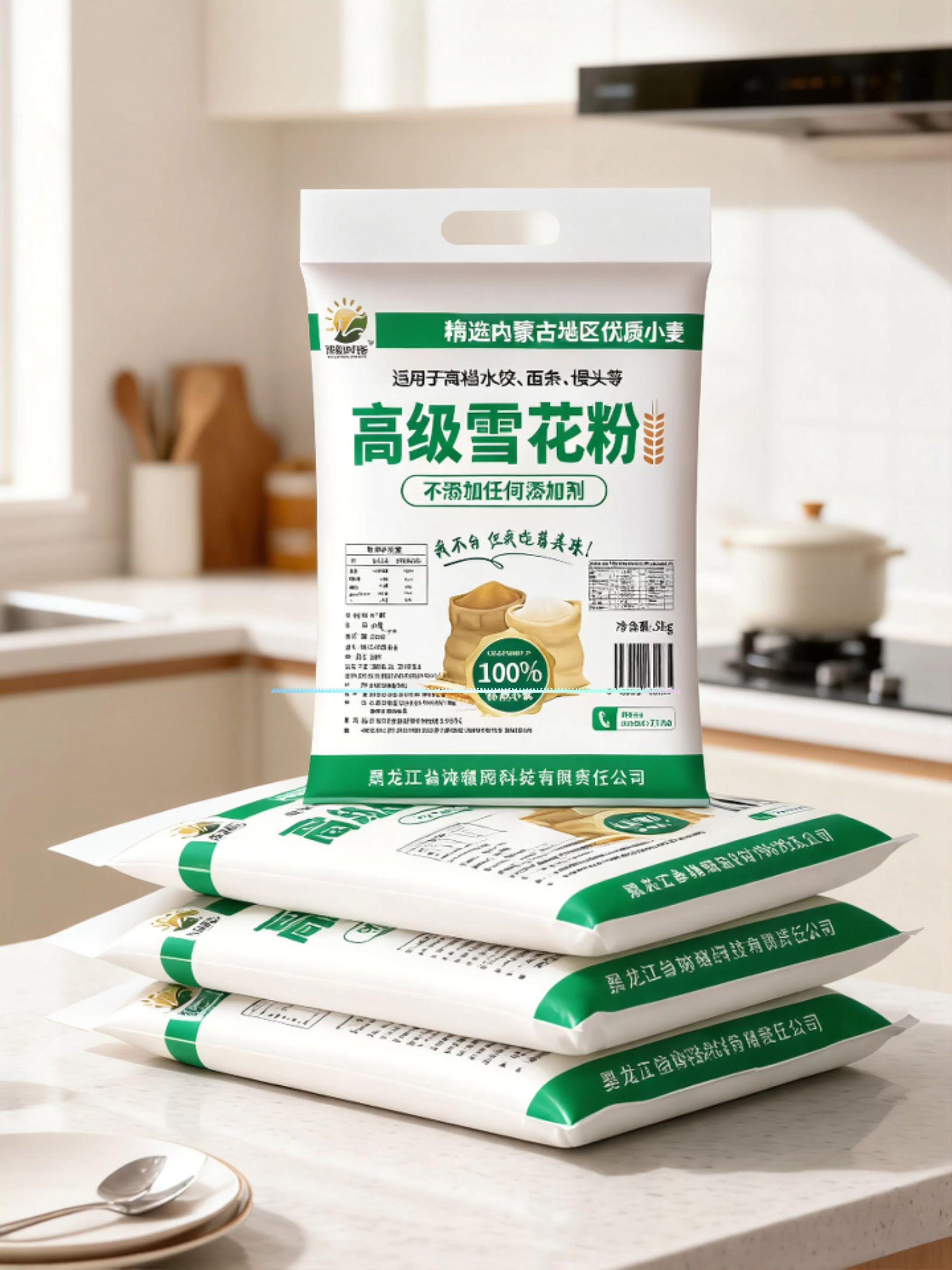 优质雪花小麦面粉。#强烈推荐 #面粉 #手工美食 #美食 #包子