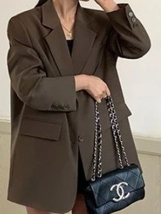 西装外套女设计感西服韩版宽松秋季秋冬休闲气质百搭外套#秋冬新款 #设计感 #韩版 #气质 #外套