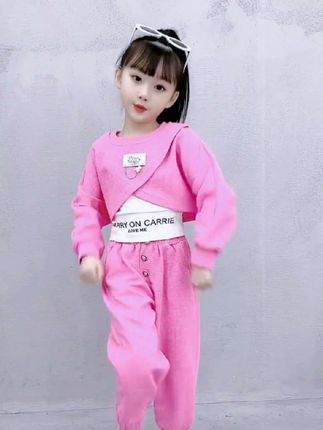 【现货爆款】女童套装儿童春装女宝宝运动两件套TS1066#生女儿就是用来打扮的 #女童穿搭 #童装 #高品质童装 #潮童穿搭