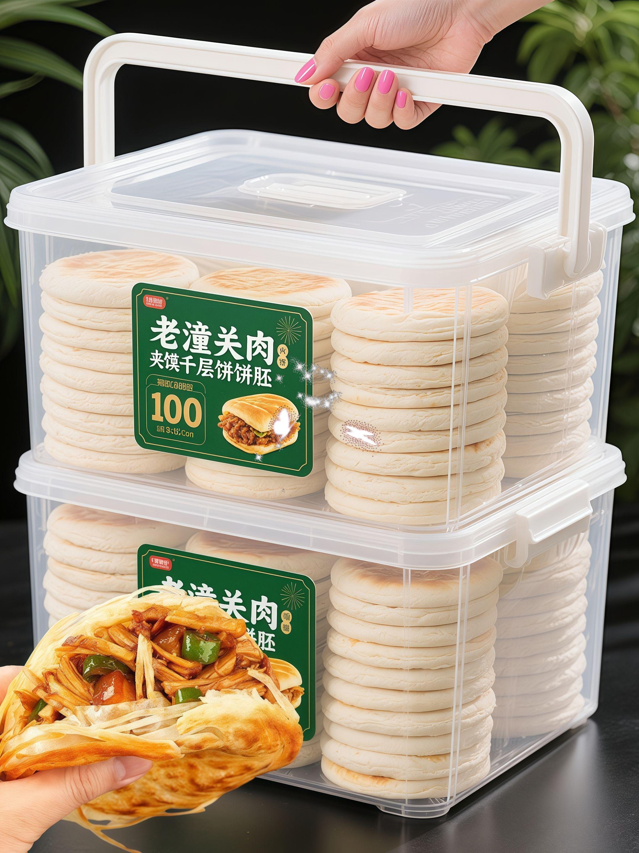 老潼关千层饼饼胚。老潼关千层饼,一口酥脆“入魂”! 传承老手艺,面团层层叠压,烙烤后金黄焦香,层如薄纸。轻咬“咔嚓”作响,酥渣簌簌掉落,麦香混着油香直钻鼻腔。夹卤肉、裹蔬菜都绝配,简单加热即食。早餐、解馋全拿捏,在家轻松实现肉夹馍自由!#早餐吃什么 #老潼关肉夹馍速冻饼 #好吃不贵 #老潼关肉夹馍 #吃了还想吃