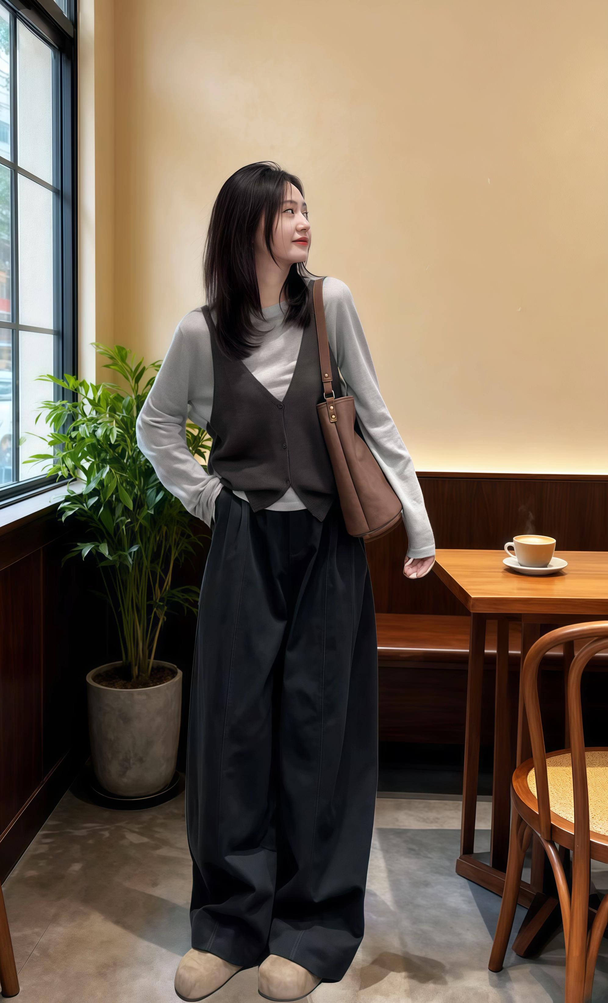 #舒畅的入秋穿搭都是琥珀系#温柔风穿搭#秋天变时髦就从韩系穿搭开始#通勤穿搭万能配色公式#简约穿搭