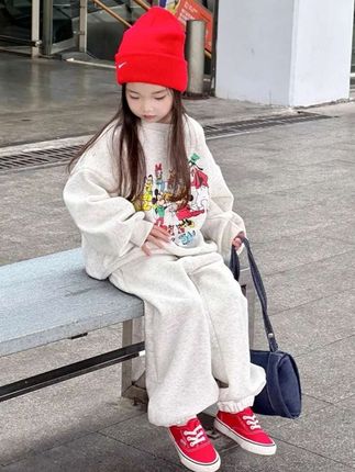 #女童套装 #女童穿搭 #生女儿就是用来打扮的 #女童卫衣套装 #女童休闲套装