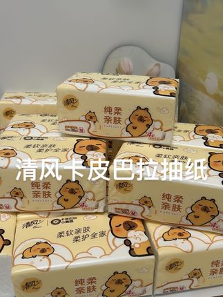 #清风 #清风卡皮巴拉抽纸 #清风抽纸