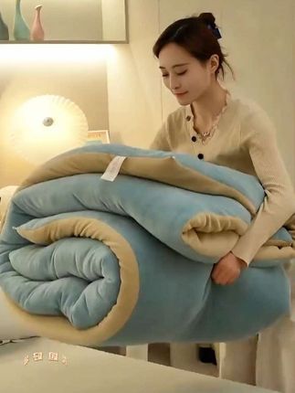 #牛奶绒被子 #居家好物 #高端床品 #柔软亲肤 #生活好帮手