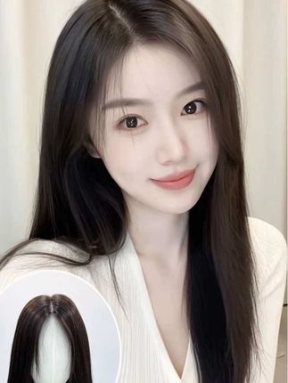 能散能扎能盘的黑长直假发真的好美呀,很难不心动#黑长直假发 #气质直发 #黑长直头发 #减龄假发 #直发假发