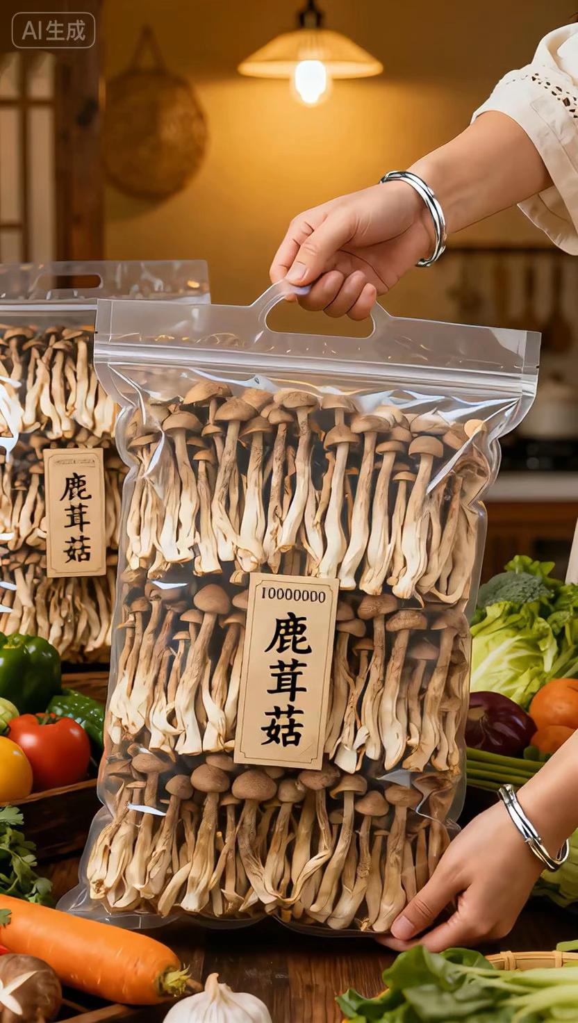 家人们,别错过这款高品质鹿茸菇!慢晒工艺锁鲜锁香,品质过硬回购率高。泡发后脆嫩弹滑易入味,新手也能轻松用它搞定炒菜、炖汤、凉拌,鲜香下饭超简单。#干货#鹿茸菌干货#鹿茸菇怎么炒好吃#舌尖上的味道#强烈推荐@抖加🔥上热门🔥dou+🔥热点宝 @DOU+小助手 @抖音小助手