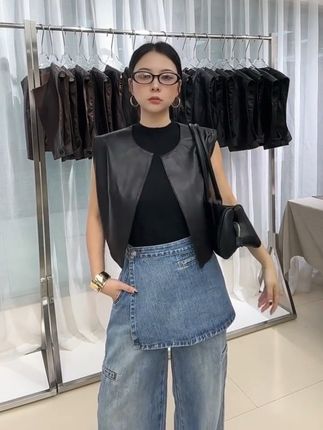 #马甲 #皮马甲 #马甲外套 #条绒裤