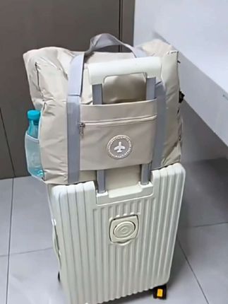 旅行包短途旅行可折叠手提袋子待产包大容量便携搬家行李打包袋#旅行包#可套拉杆箱旅行包 #收纳袋 #大容量包包