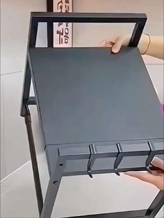 厨房置物架。可伸缩,承重力强,锅具微波炉叠加摆放,节省空间很实用#好物推荐🔥 #实用好物 #生活好帮手 #微波炉置物架#多功能置物架